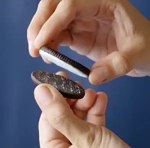 剥がして食べる 😌