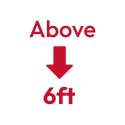 6'0ft (182cm) and up