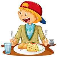 Comer comida rápida