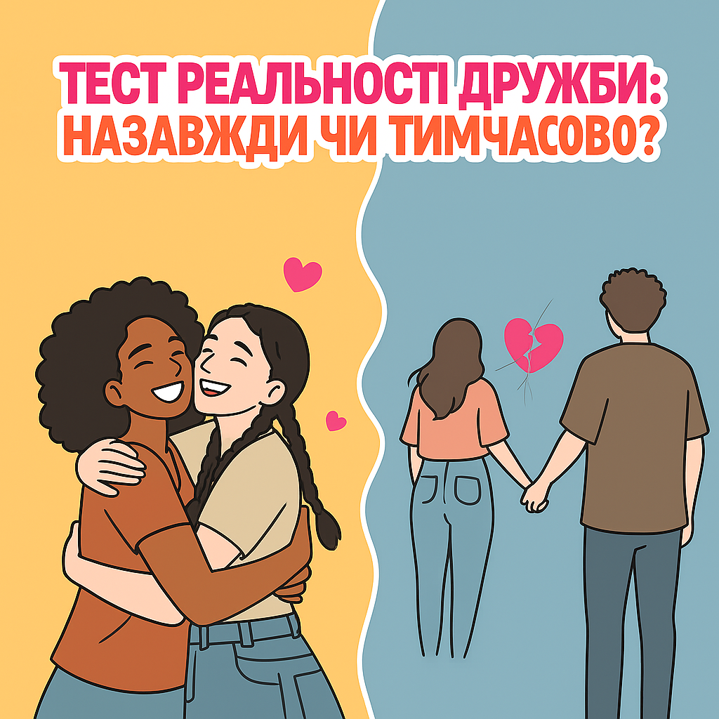 💫 Тест Реальності Дружби: Назавжди чи Тимчасово? 👬