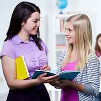 Professor descontraído