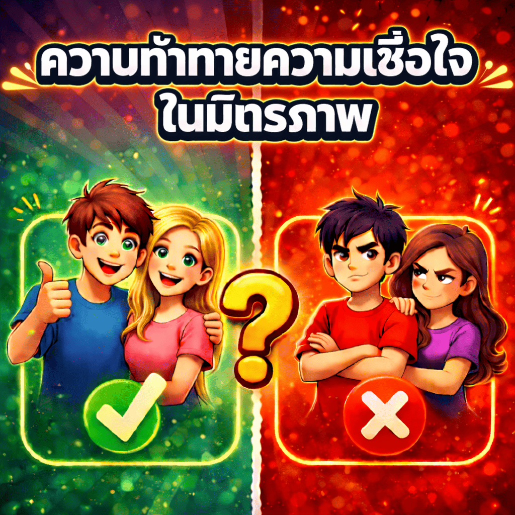 🧑‍🤝‍🧑 ความท้าทายความเชื่อใจในมิตรภาพ 🤝