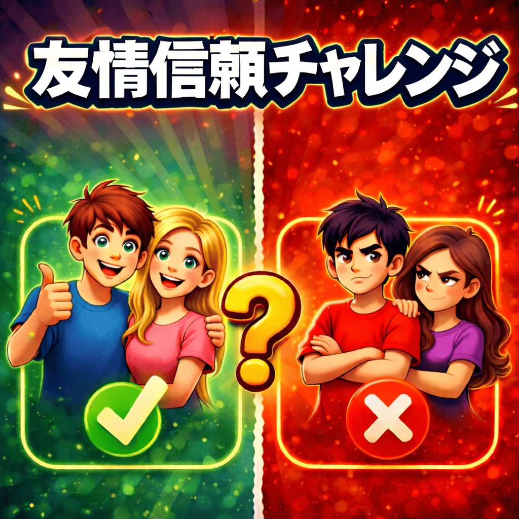 🧑‍🤝‍🧑 友情信頼チャレンジ 🤝