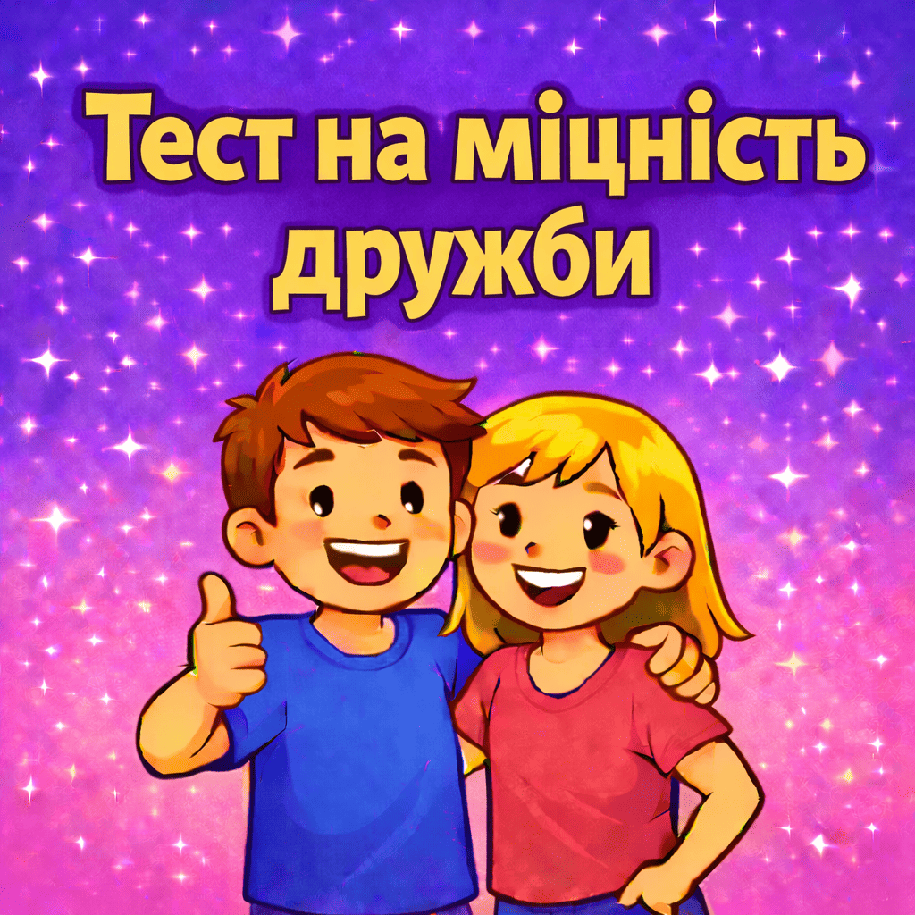 🌟 Тест на міцність дружби 🧑‍🤝‍🧑