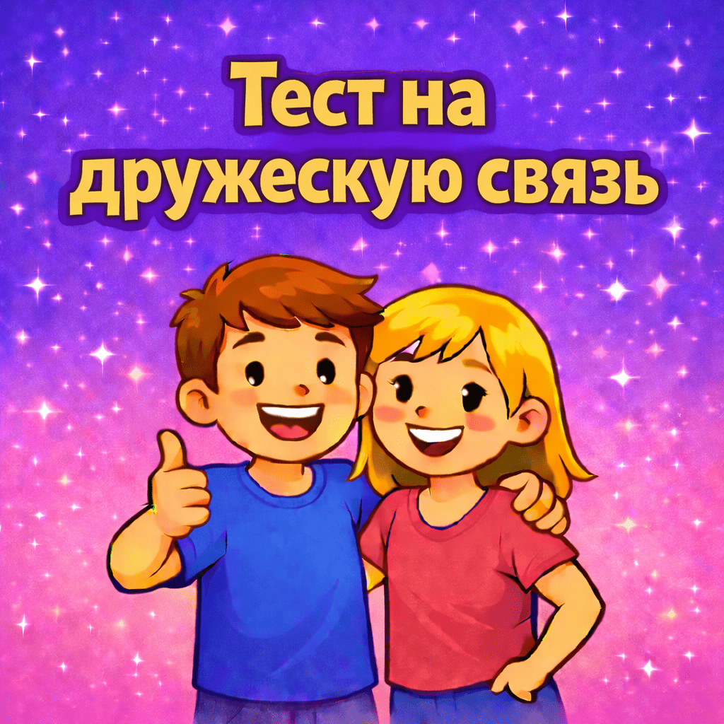 🌟 Тест на дружескую связь 🧑‍🤝‍🧑