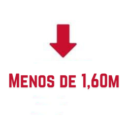Menos de 1,60m